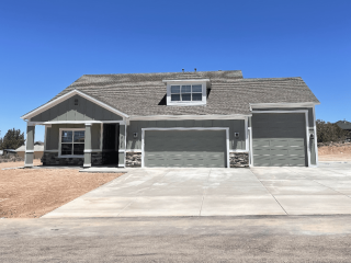 Home Exterior Front elevation of a Nate Blake Construction and Son built home