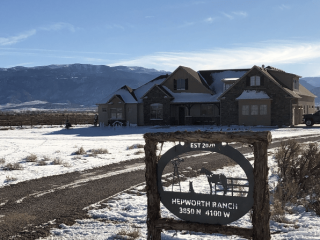 Home Exterior Front elevation of a Nate Blake Construction and Son built home
