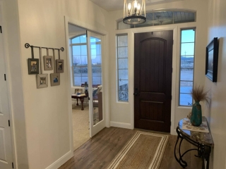 Interior Entry Featuring Side Office