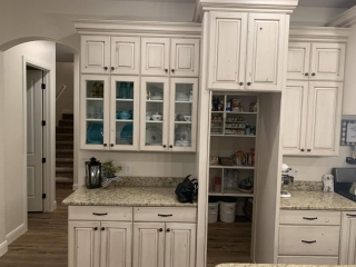 Hidden walk-in Pantry